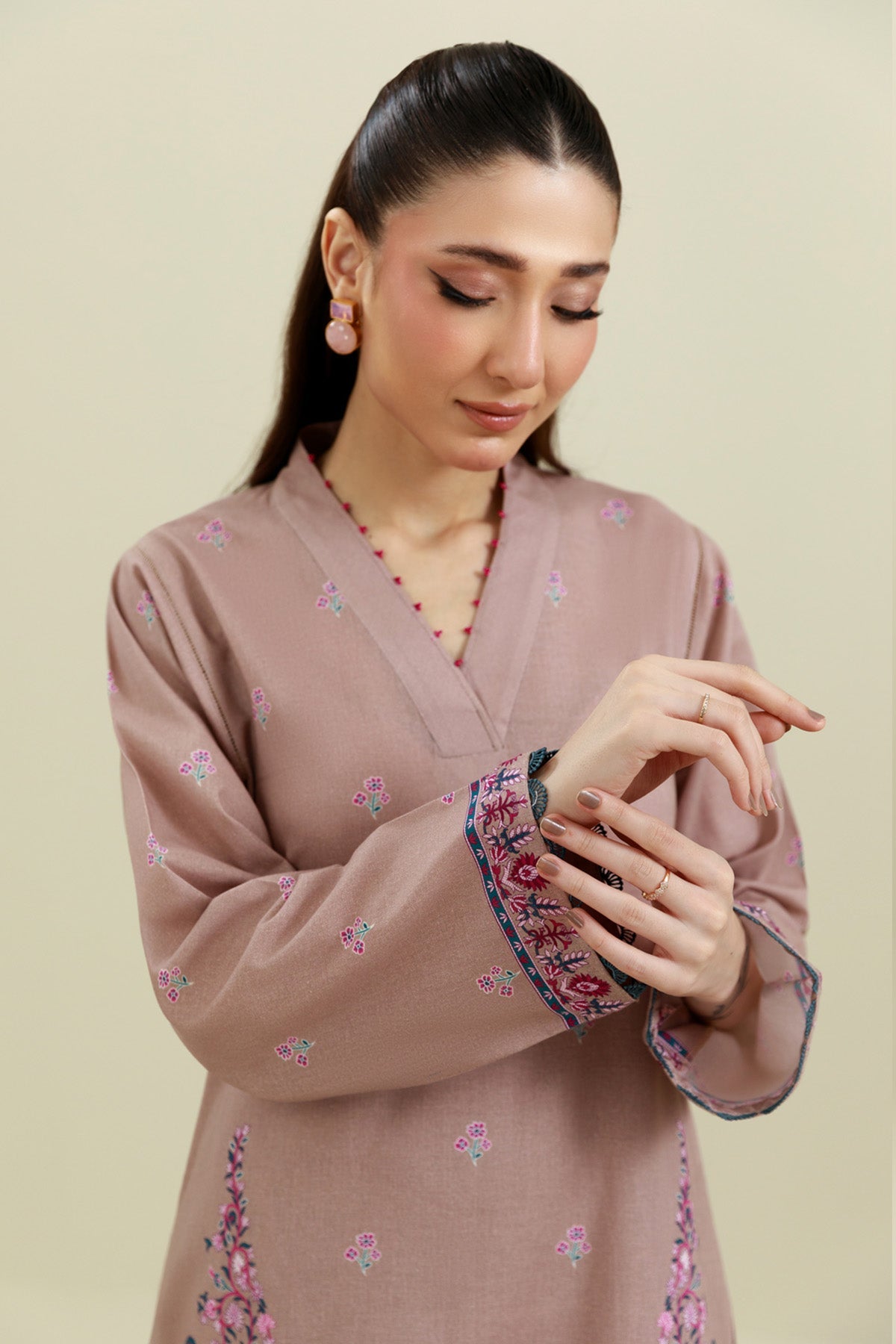 2 Piece - Printed Suit - C6380 - Shop Now at Kayseria