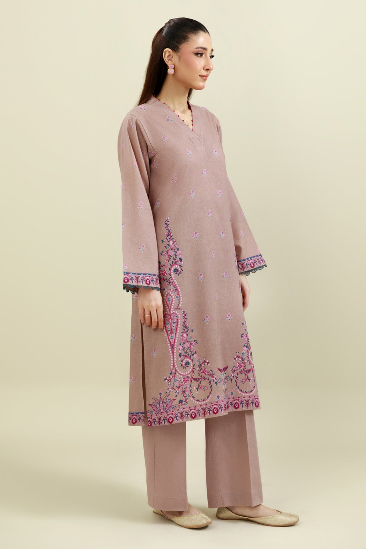 2 Piece - Printed Suit - C6380 - Shop Now at Kayseria