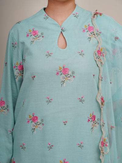 3 Piece - Embroidered Suit - C6385 - Shop Now at Kayseria