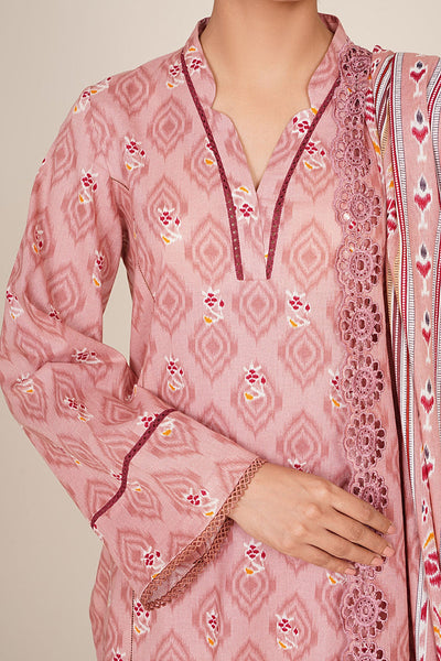 3 Piece - Printed & Embroidered Suit - C6386 - Shop Now at Kayseria