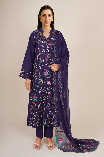 3 Piece - Embroidered Suit - C6393 - Shop Now at Kayseria