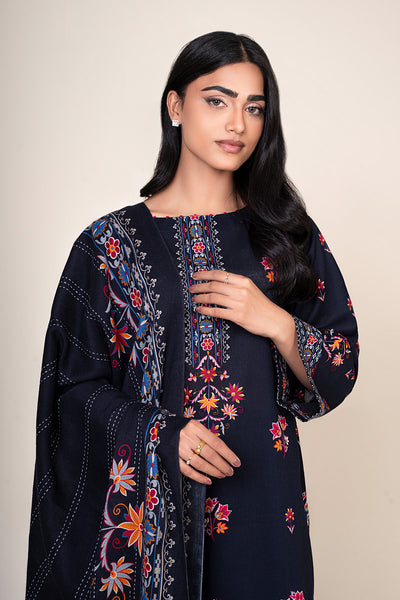 3 Piece - Printed Khaddar Suit - C6395 - Shop Now at Kayseria