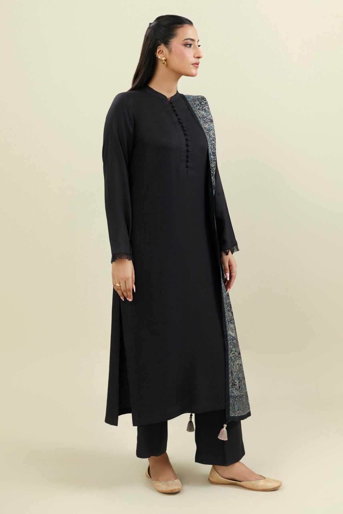 3 Piece - Printed Suit - C6399 - Shop Now at Kayseria