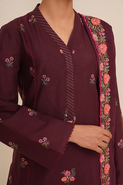 3 Piece - Embroidered Suit - C6408 - Shop Now at Kayseria