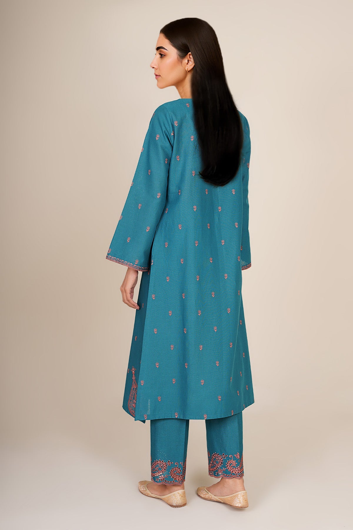 2 Piece - Embroidered Suit - C6412 - Shop Now at Kayseria