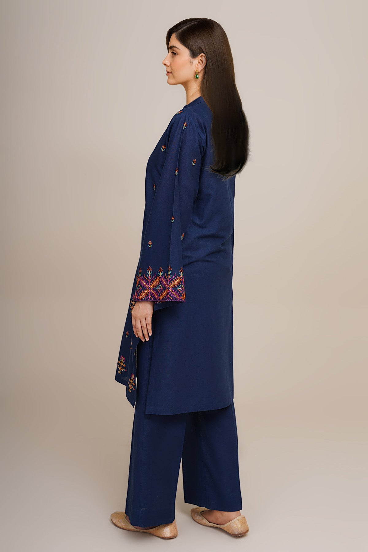 2 Piece - Embroidered Suit - C6416 - Shop Now at Kayseria