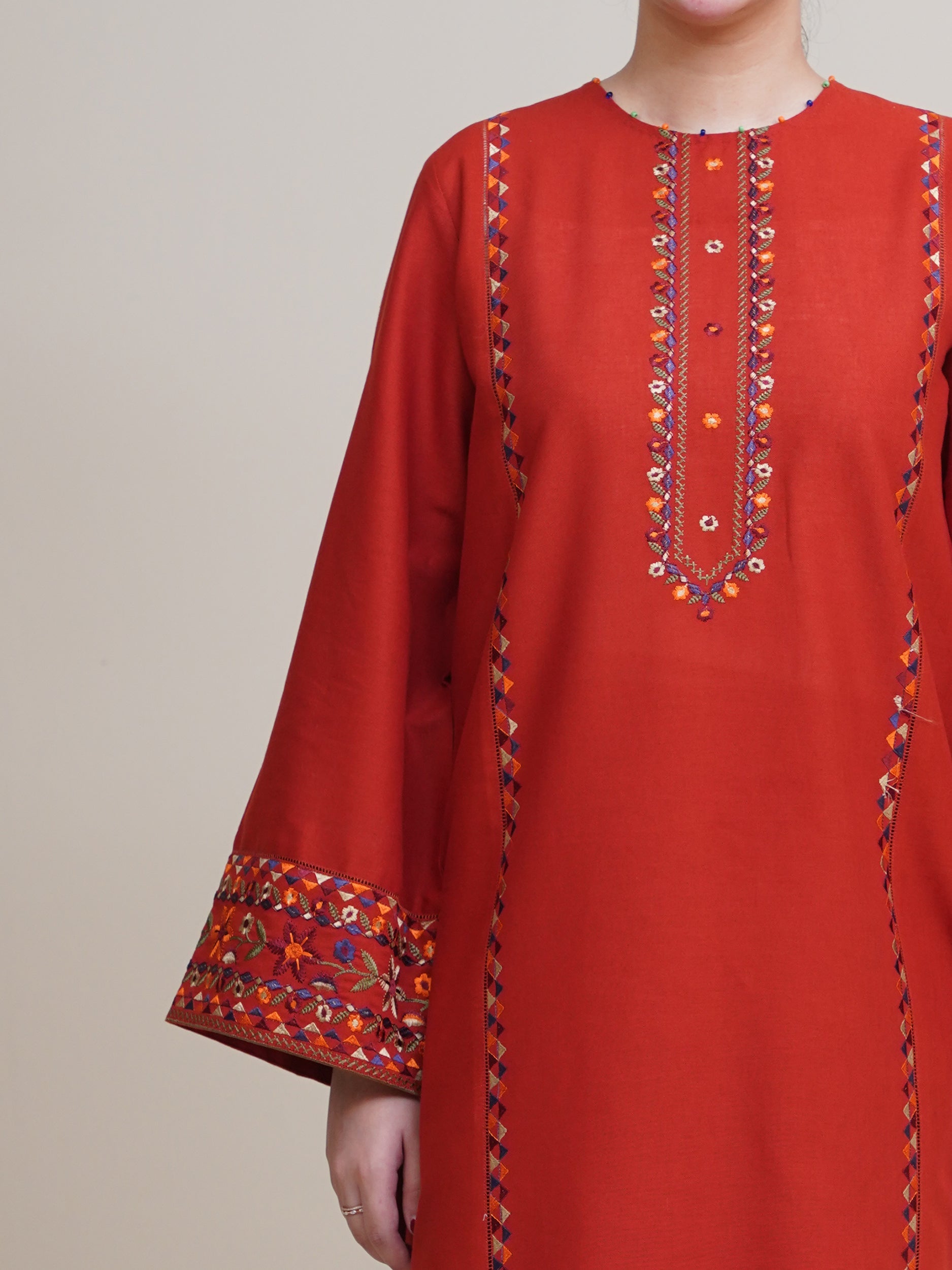 2 Piece - Embroidered Suit - C6417 - Shop Now at Kayseria