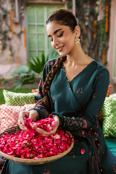 3 Piece - Printed Slub Khaddar Suit - C6421 - Shop Now at Kayseria