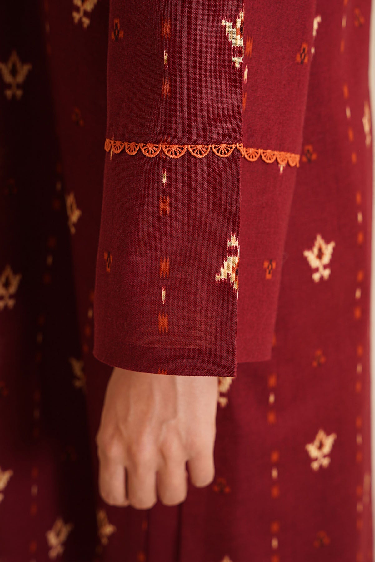3 Piece - Printed Khaddar Suit - C6423 - Shop Now at Kayseria