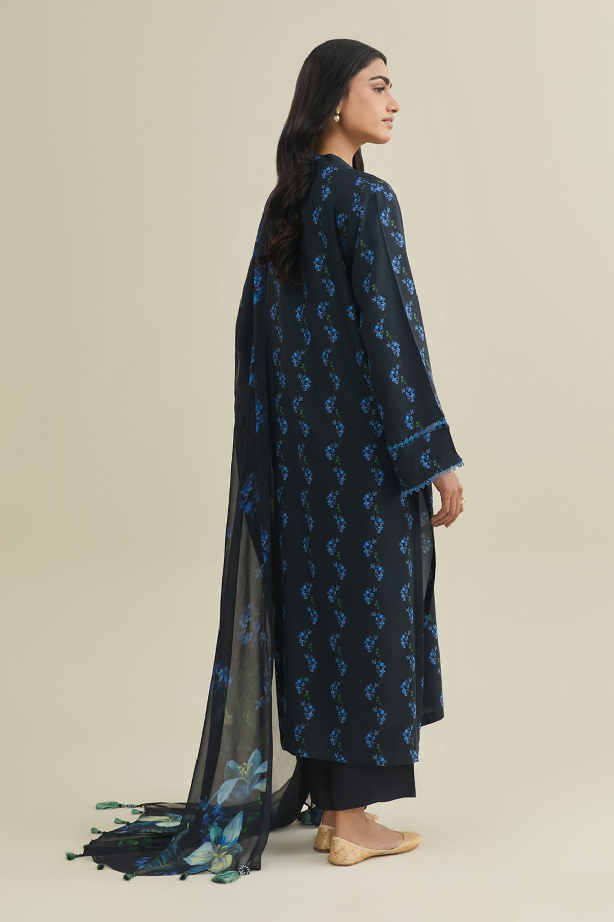 3 Piece - Printed Suit - C6425 - Shop Now at Kayseria