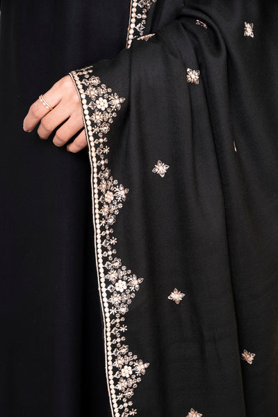 Embroidered Swati Wool Dupatta - C6429 - Shop Now at Kayseria