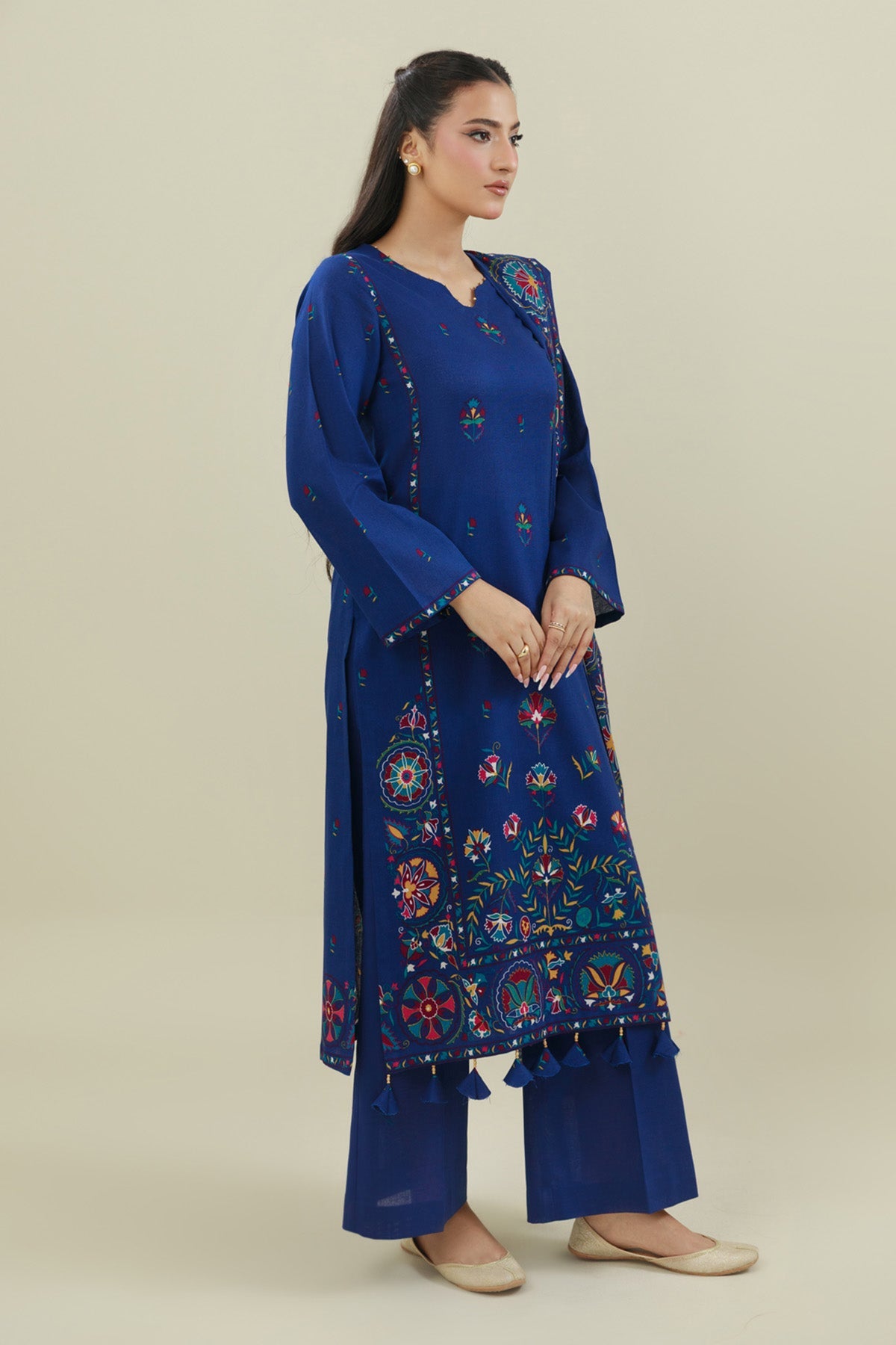 3 Piece - Printed Suit - C6450 - Shop Now at Kayseria