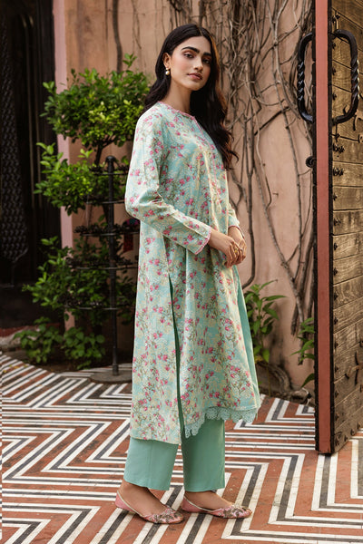 3 Piece - Printed & Embroidered Suit - C6452 - Shop Now at Kayseria