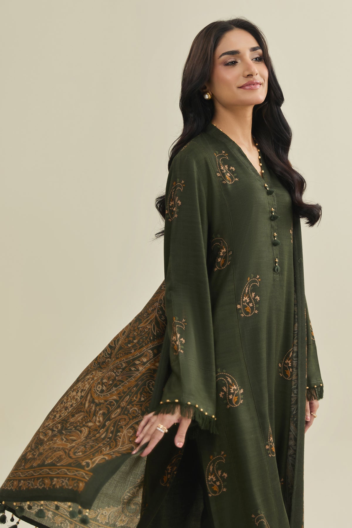 3 Piece - Printed Suit - C6460 - Shop Now at Kayseria