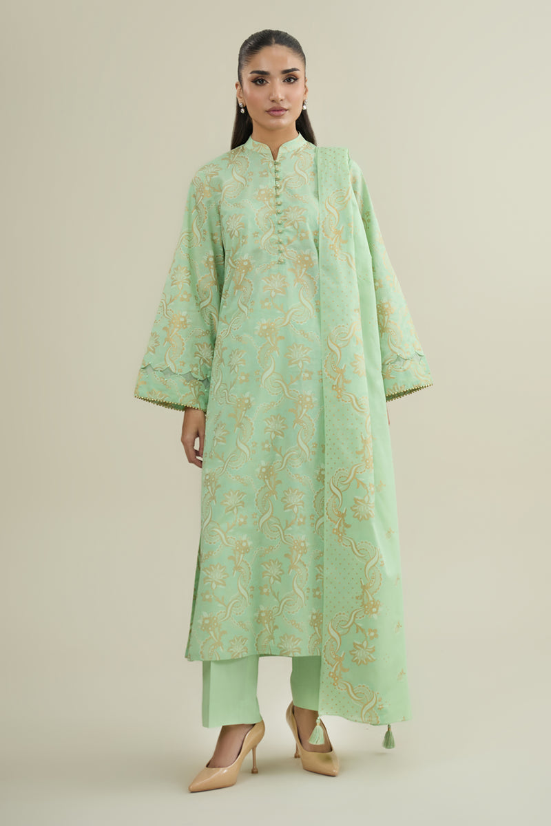 3 Piece - Printed Lawn Suit - C6474 - Shop Now at Kayseria