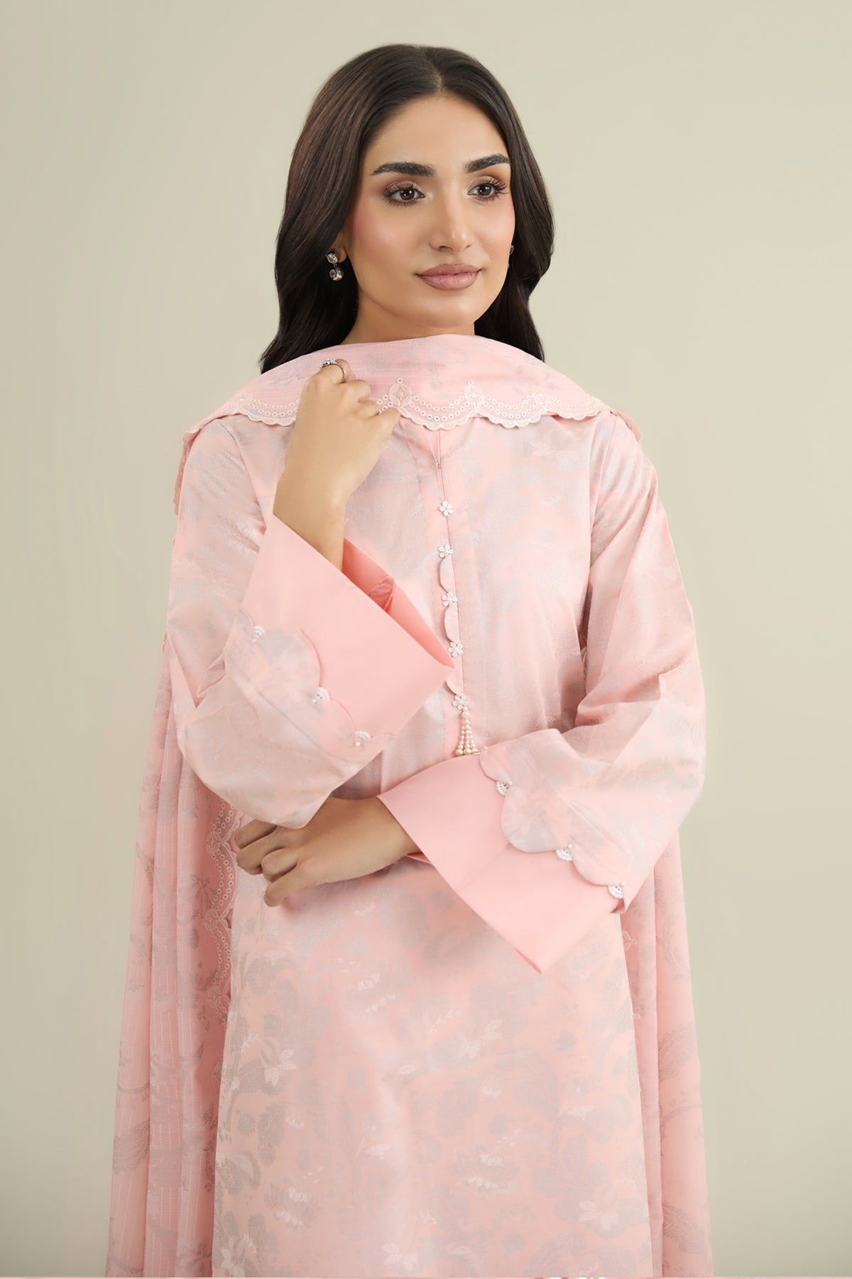 3 Piece - Printed & Embroidered Lawn Suit - C6506 - Shop Now at Kayseria