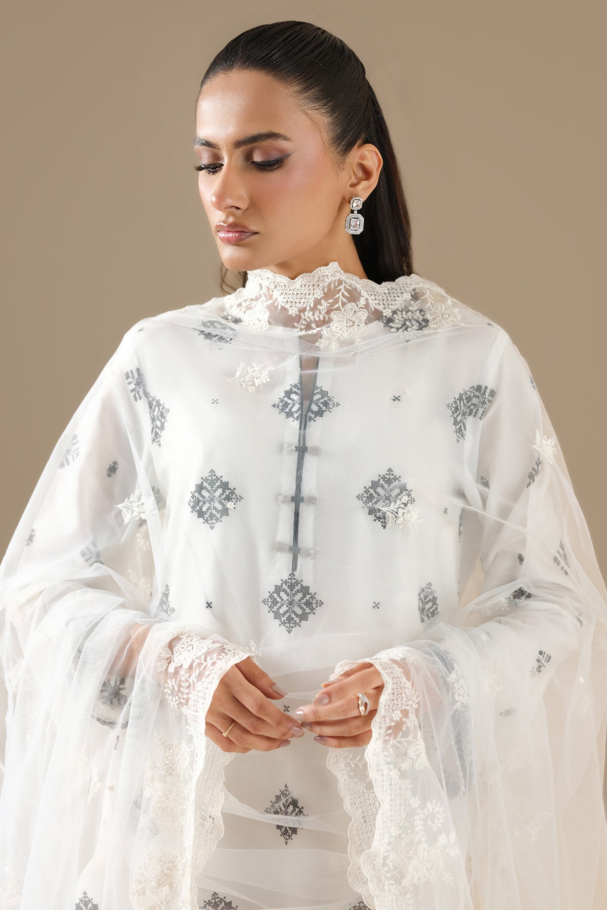 POLY NET | EMBROIDERED
