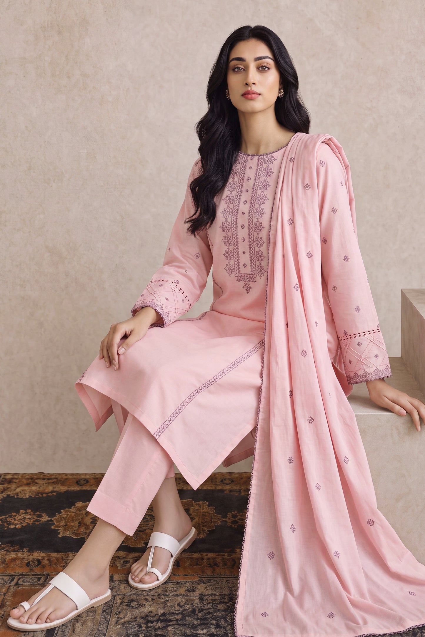 LAWN | EMBROIDERED