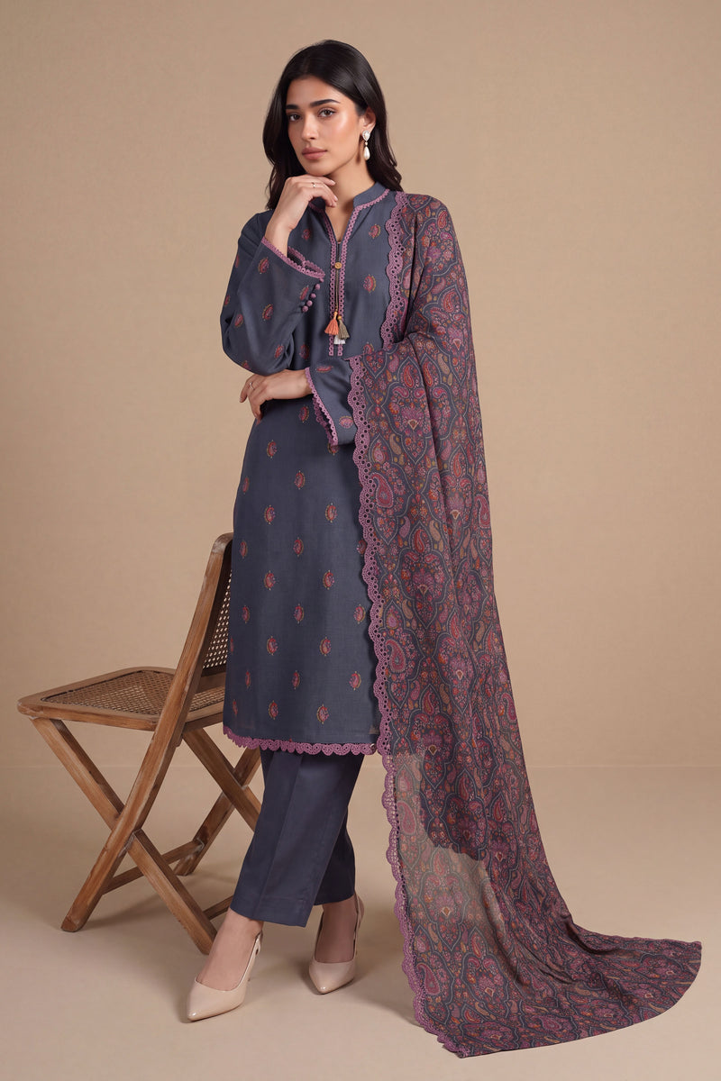 KHADDAR | EMBROIDERED