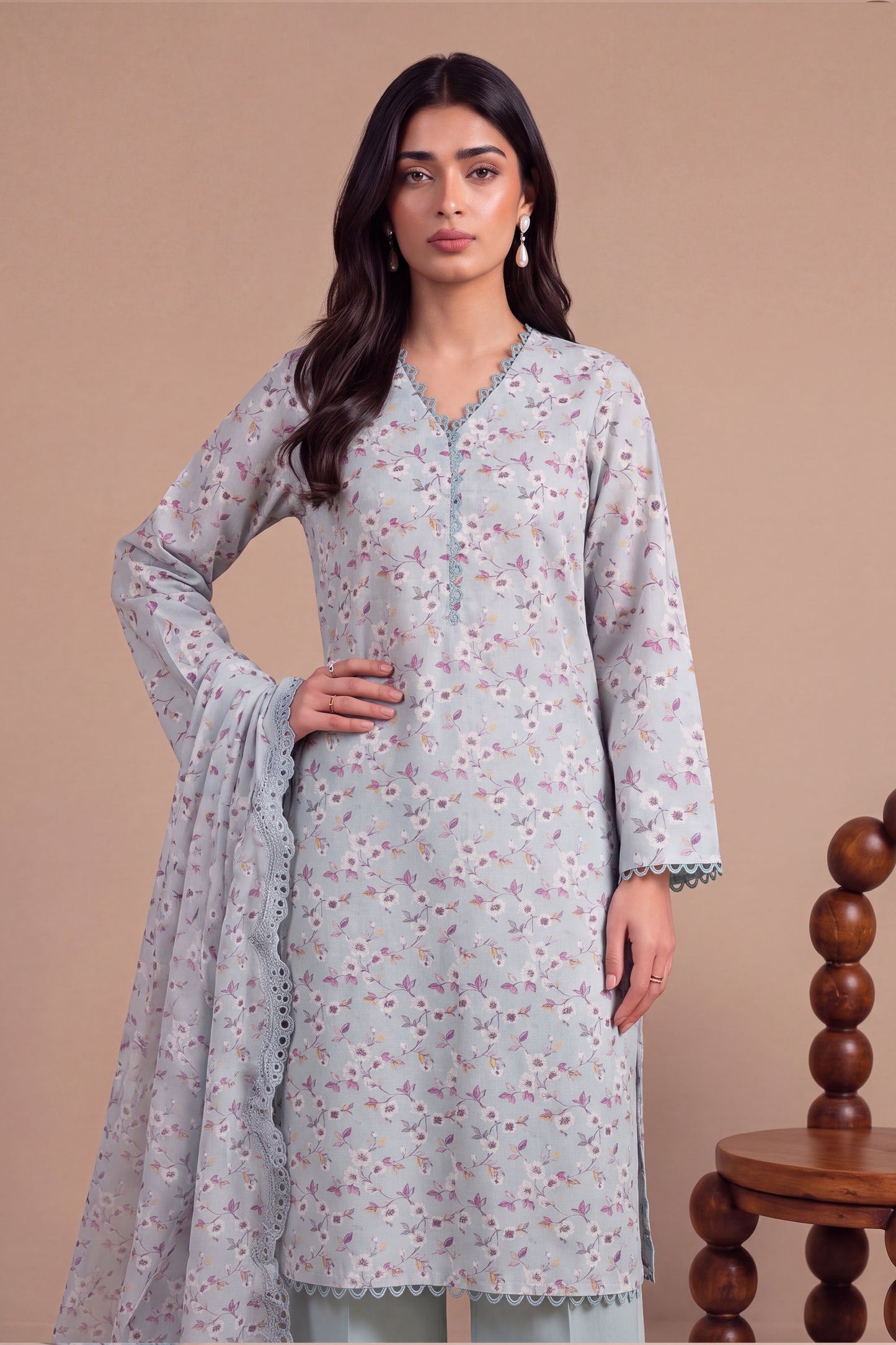 KHADDAR | EMBROIDERED