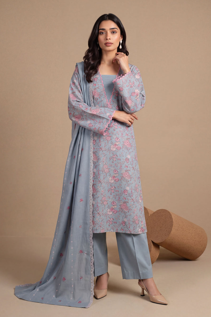 KHADDAR | EMBROIDERED