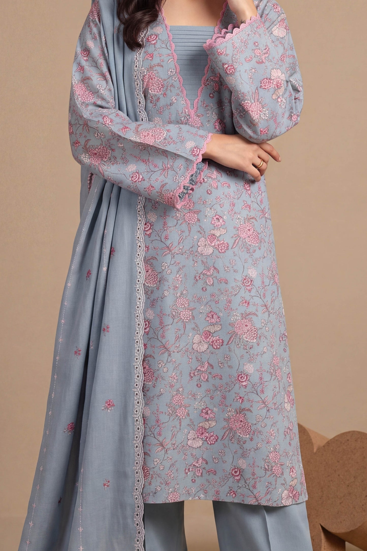 KHADDAR | EMBROIDERED