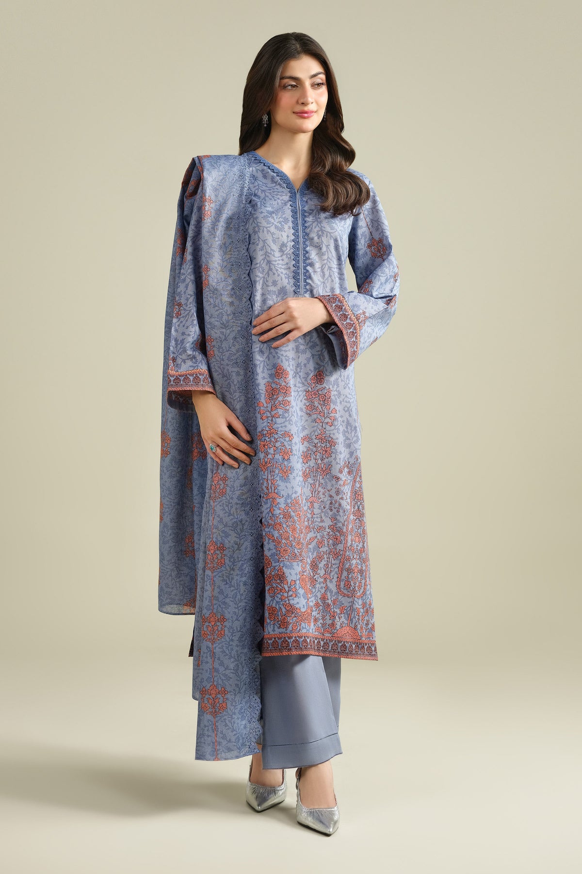 KHADDAR | EMBROIDERED