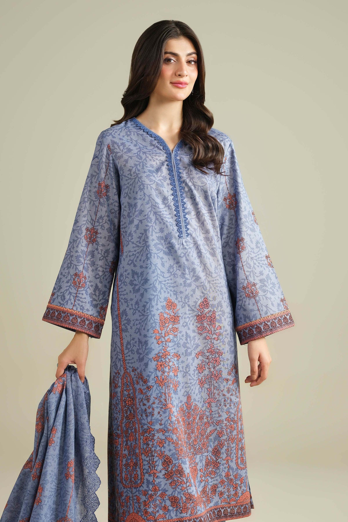 KHADDAR | EMBROIDERED