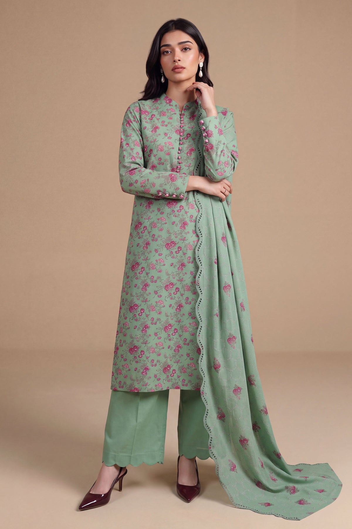 KHADDAR | EMBROIDERED