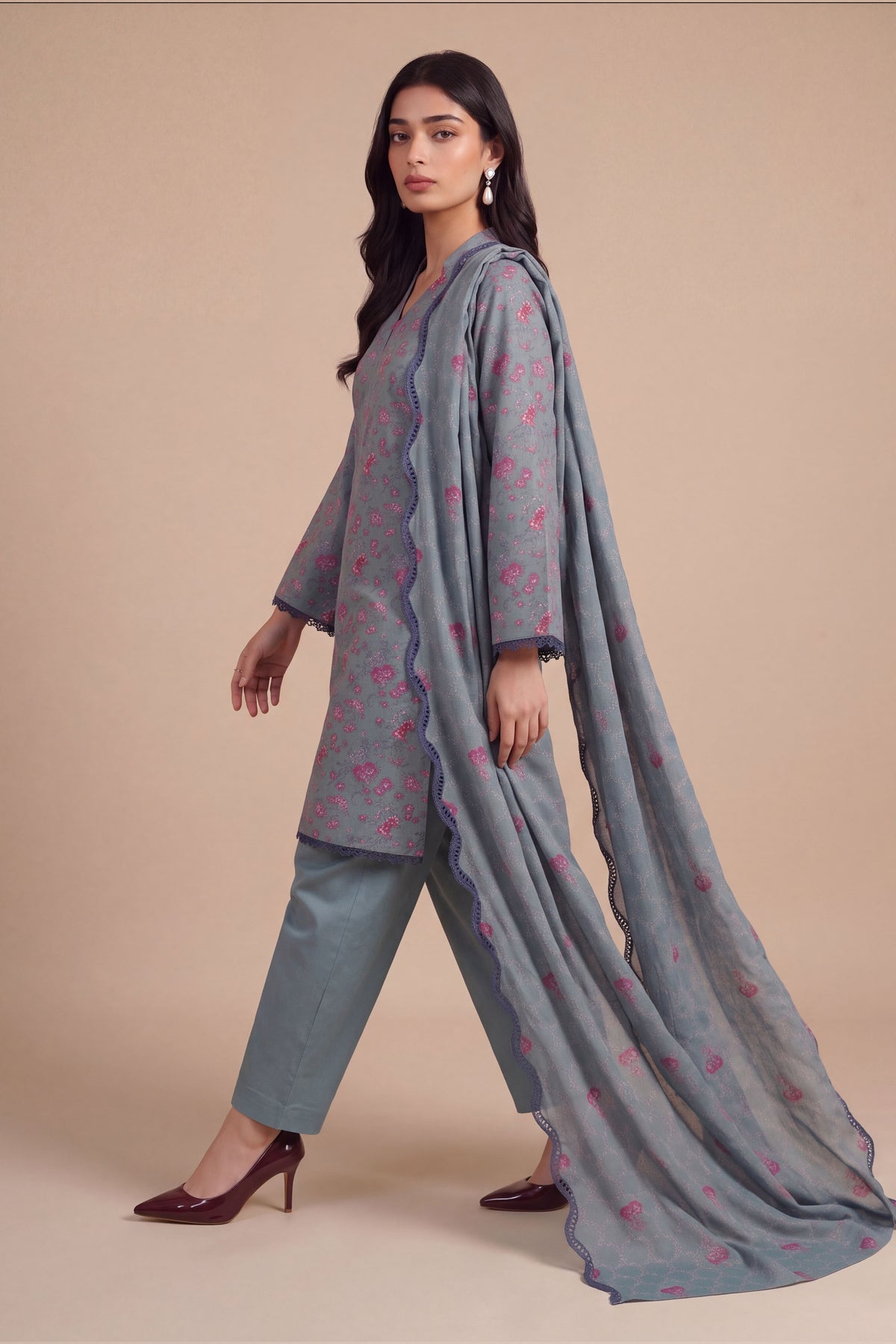 KHADDAR | EMBROIDERED