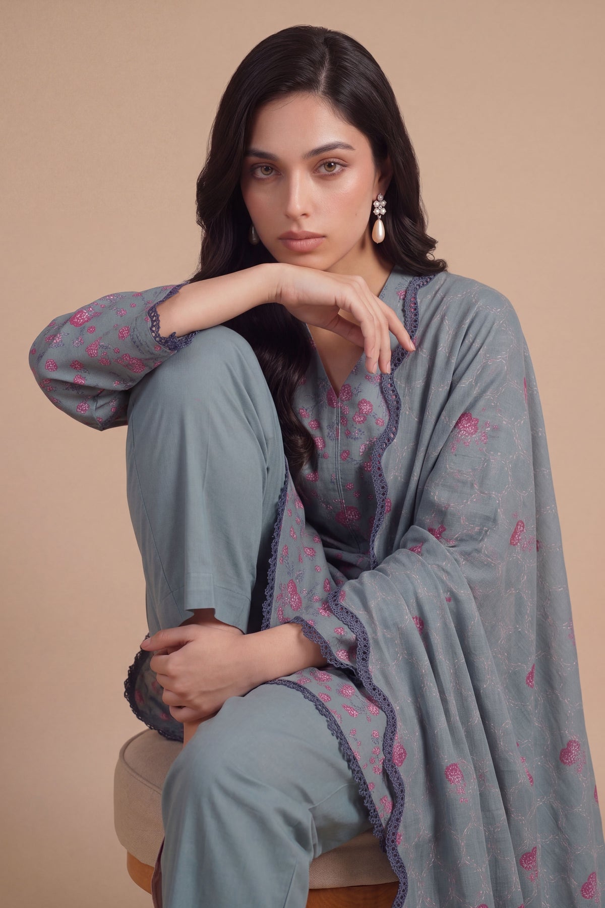 KHADDAR | EMBROIDERED