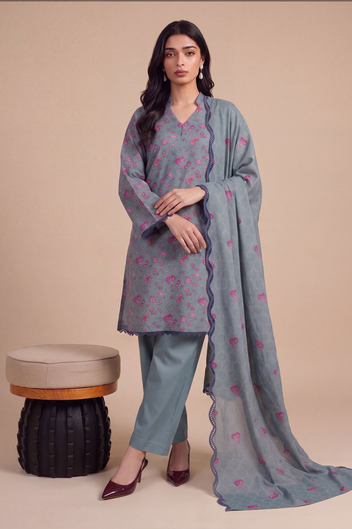 KHADDAR | EMBROIDERED