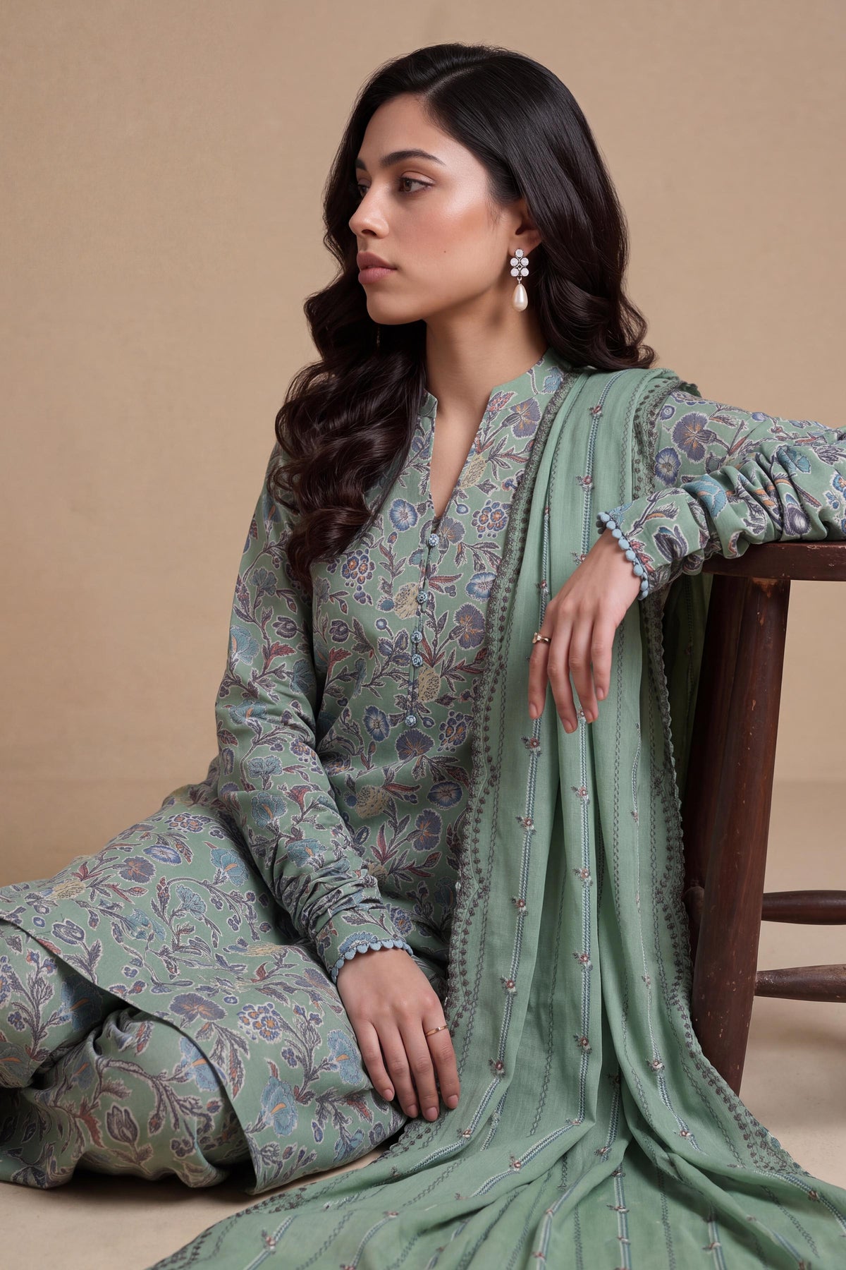 KHADDAR | EMBROIDERED