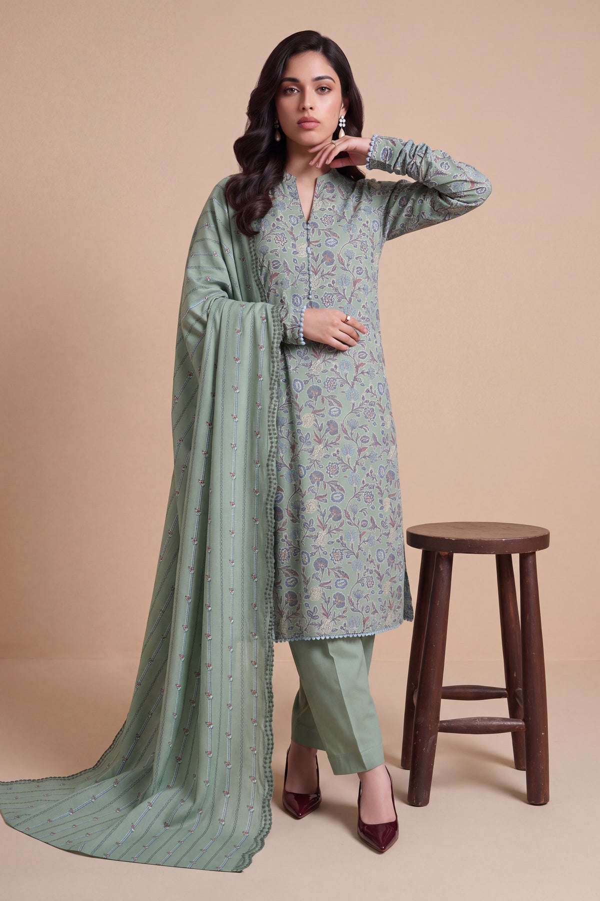 KHADDAR | EMBROIDERED