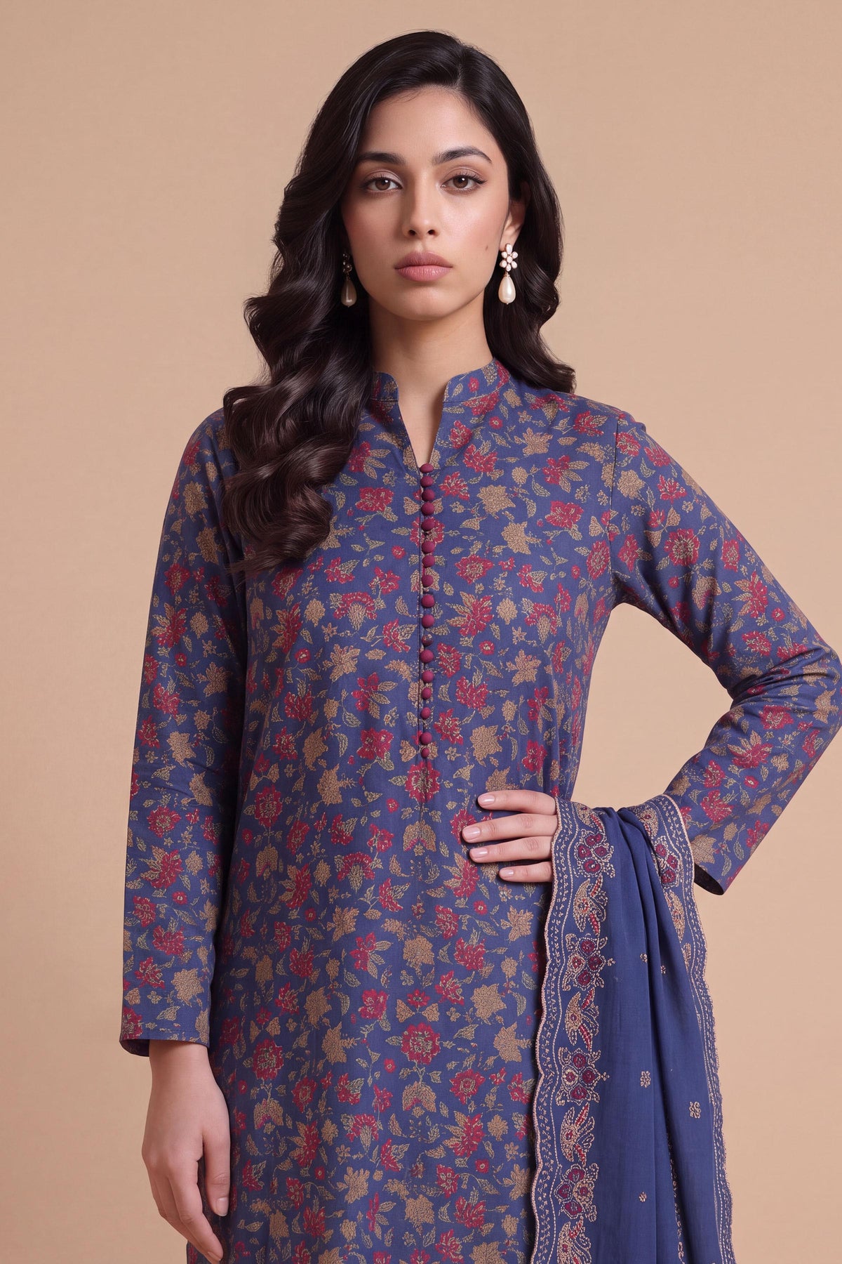 KHADDAR | EMBROIDERED