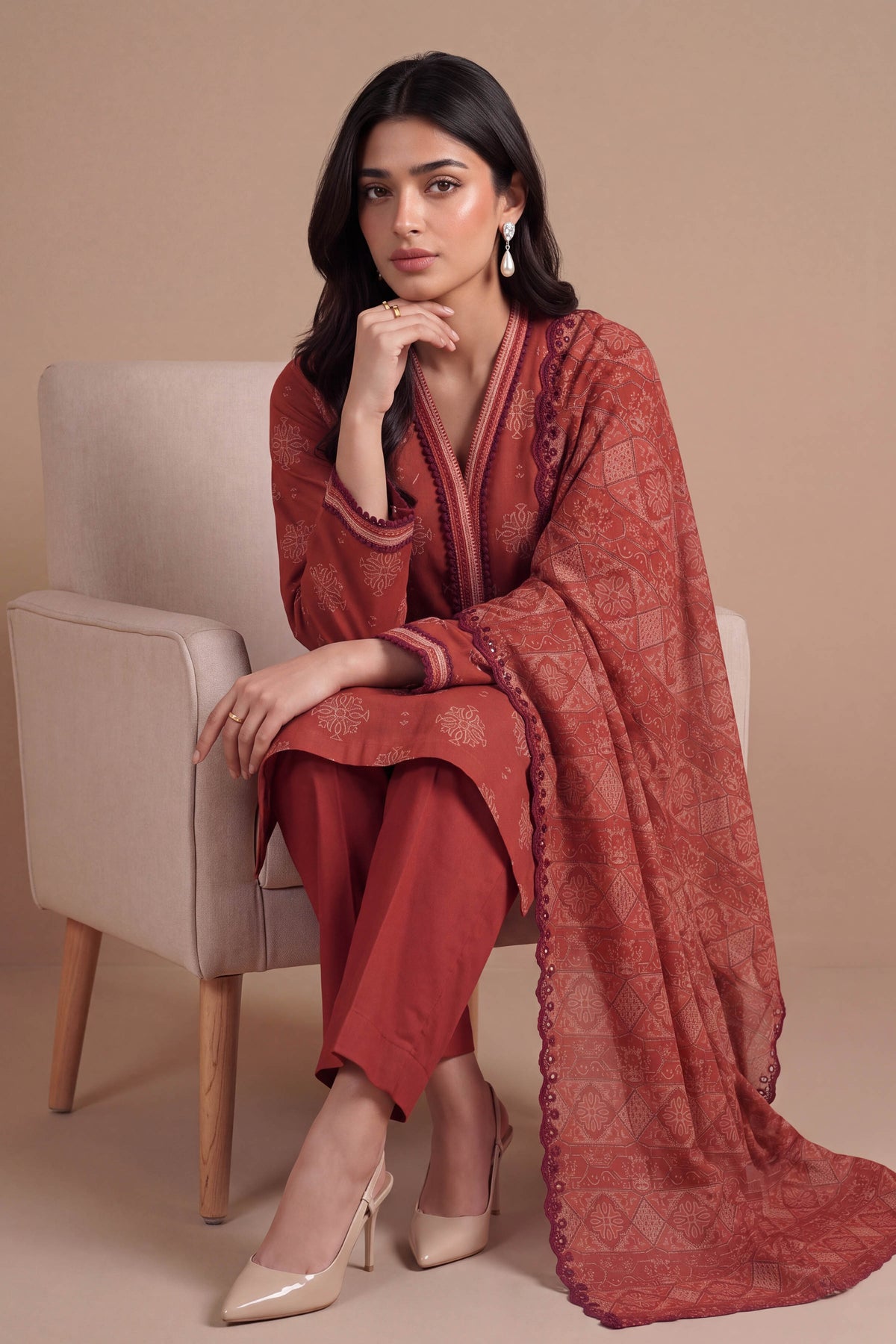 KHADDAR | EMBROIDERED