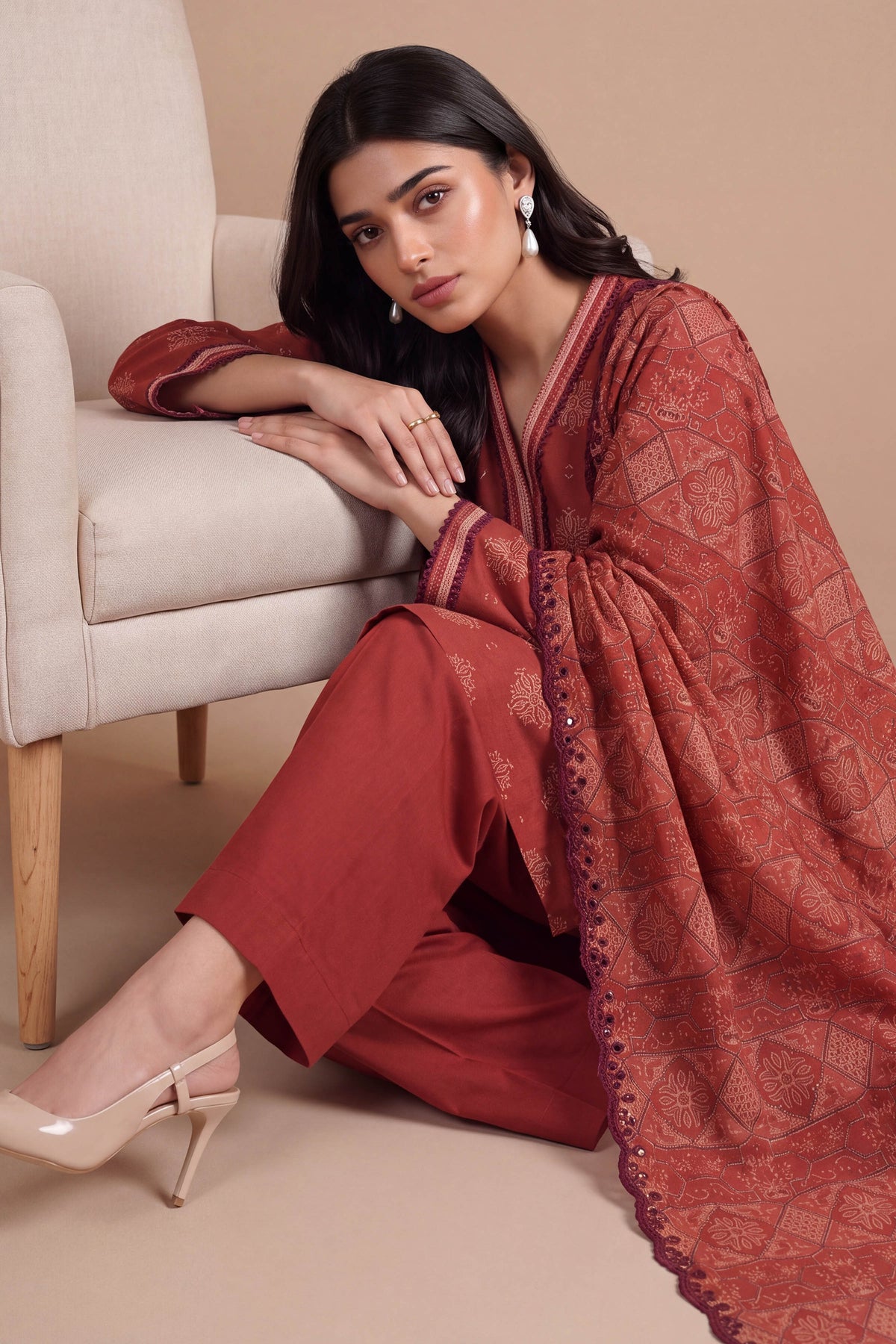 KHADDAR | EMBROIDERED