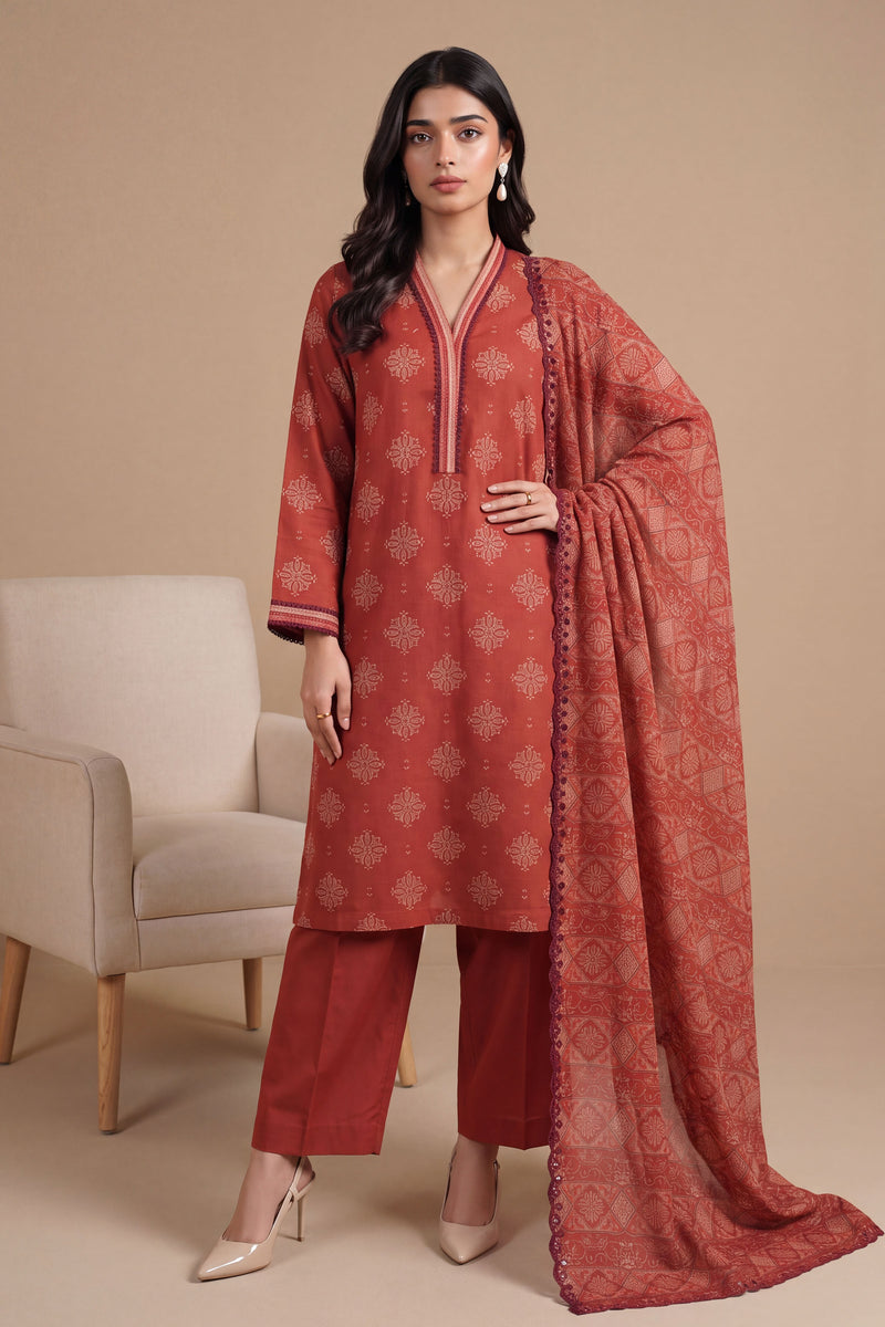 KHADDAR | EMBROIDERED