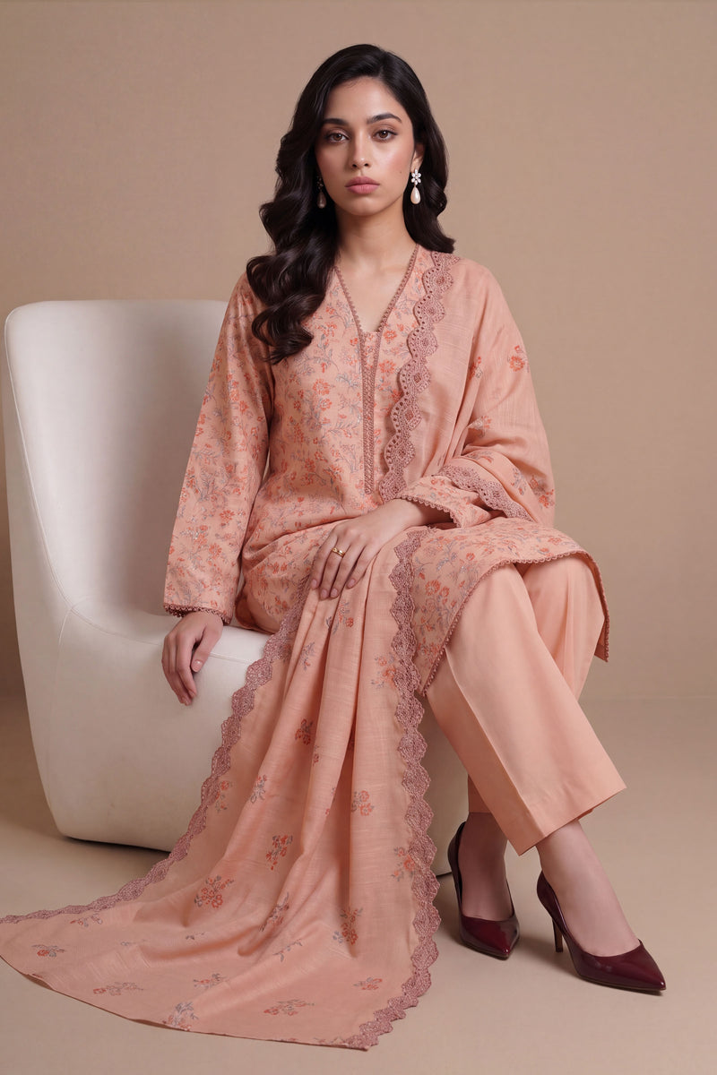 SLUB KHADDAR | EMBROIDERED