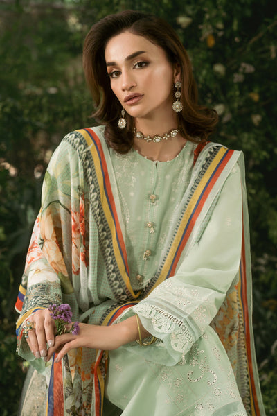 3 Piece - Printed & Embriodered Lawn Suit - C6230 - Shop Now at Kayseria