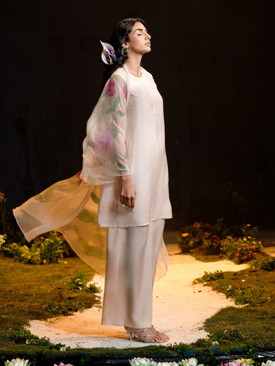 4 Piece - Printed Pure Chiffon Suit - MCP1727 - Shop Now at Kayseria