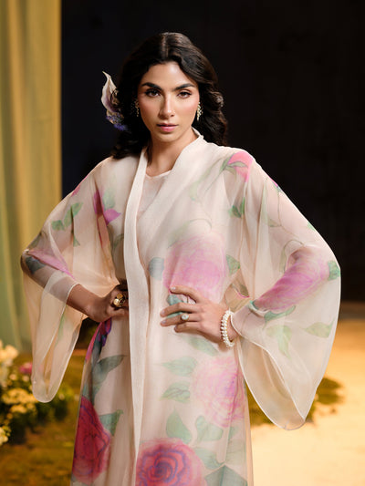 4 Piece - Printed Pure Chiffon Suit - MCP1727 - Shop Now at Kayseria