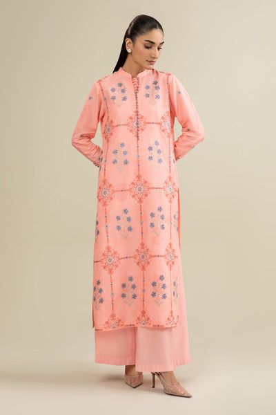 2 Piece - Embroidered Jacquard Suit - E1678 - Shop Now at Kayseria