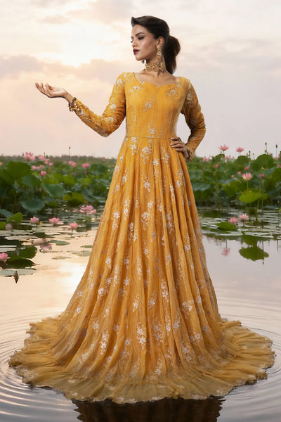 BAMBER CHIFFON  |  EMBROIDERED