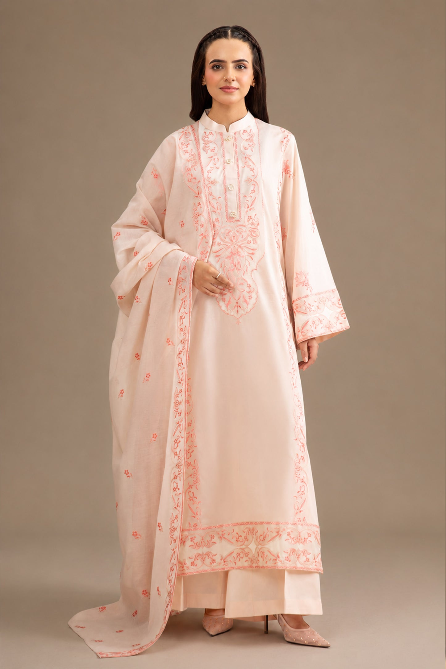 COTTON LAWN  |  EMBROIDERED