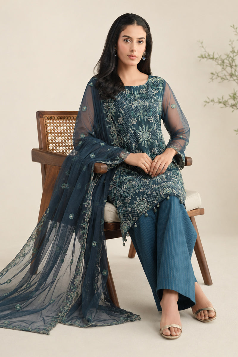 POLY NET | EMBROIDERED