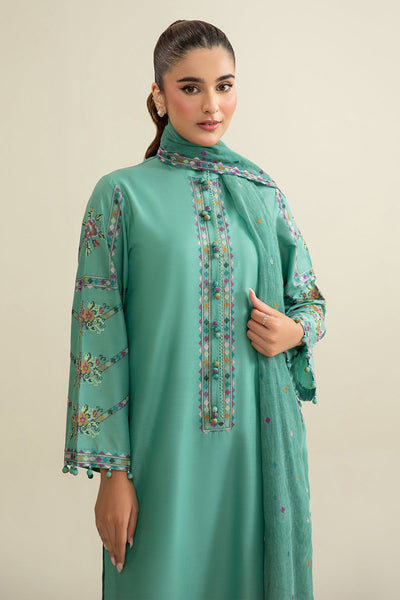 3 Piece - Embroidered Suit - E1738 - Shop Now at Kayseria