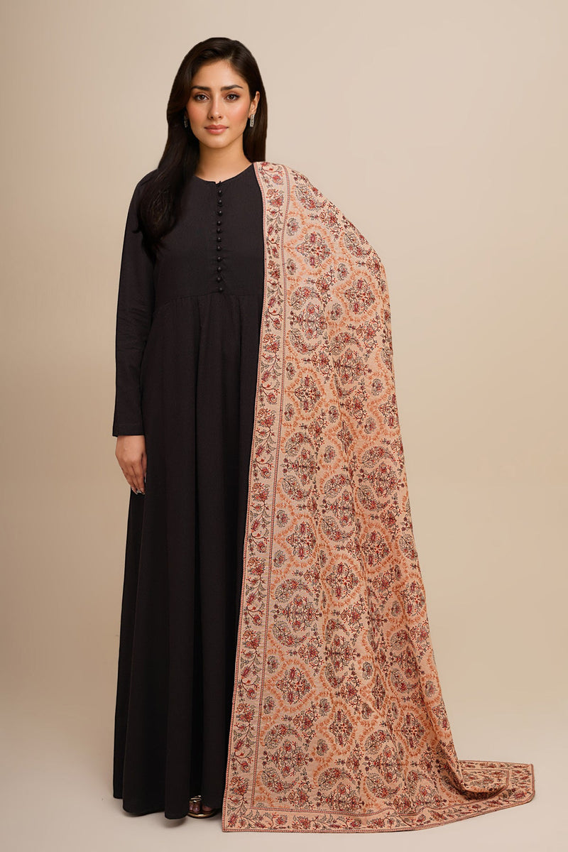 Embroidered Viscose Karandi Shawl - E1751 - Shop Now at Kayseria