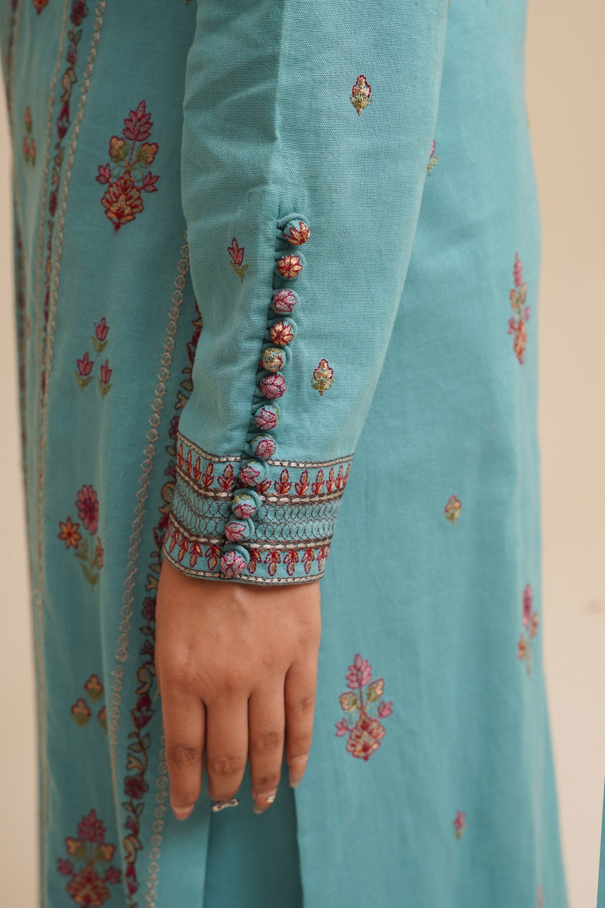 3 Piece - Embroidered Suit - E1758 - Shop Now at Kayseria