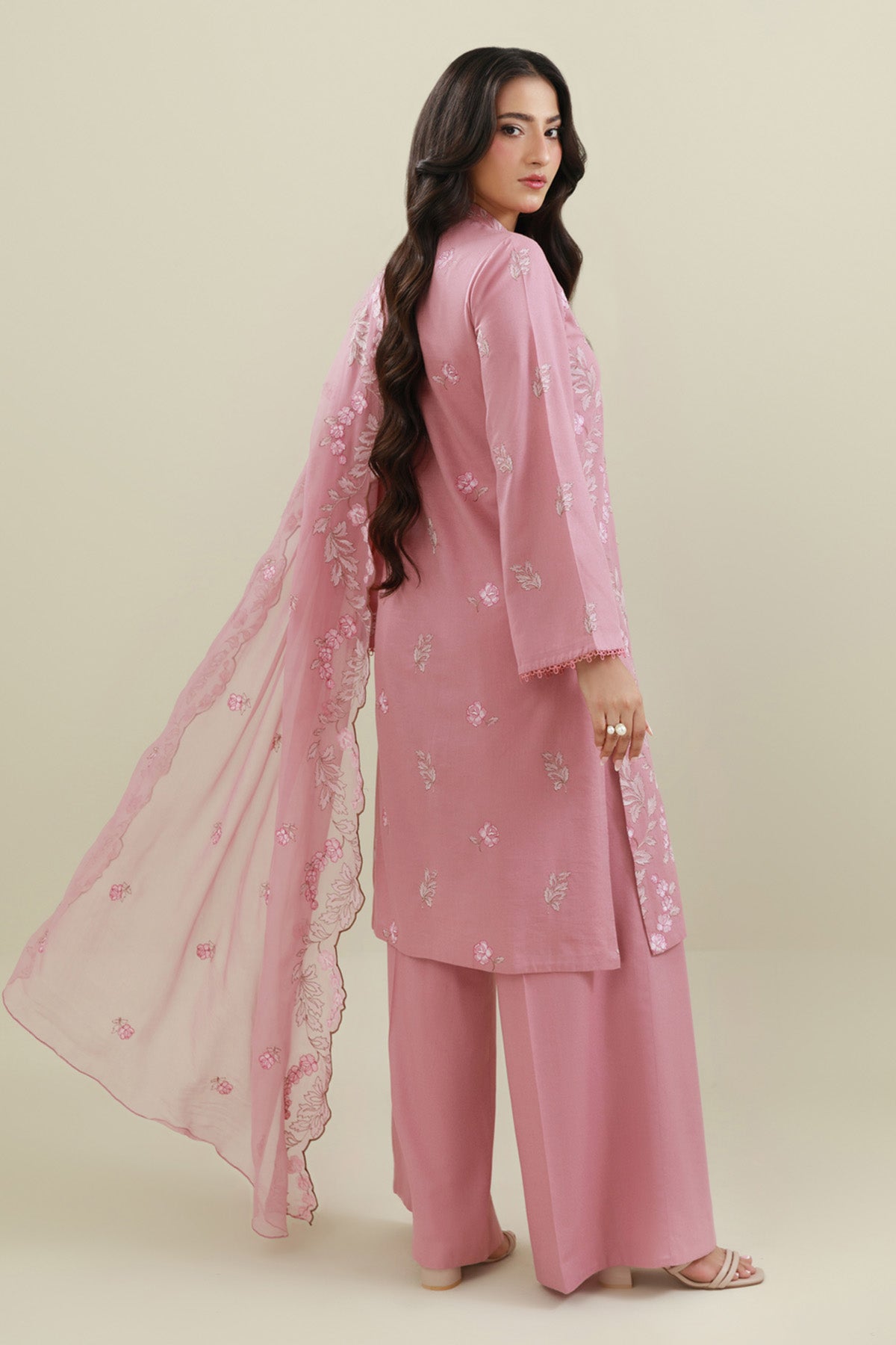 3 Piece - Embroidered Suit - E1769 - Shop Now at Kayseria